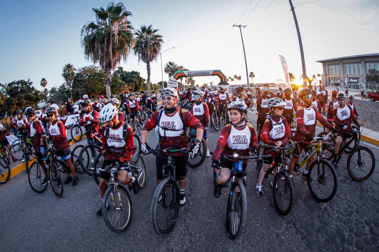 Rodando entre mar y paisajes cientos de ciclistas viven la experiencia “Pueblos y Paisajes 2026” en Ahome Norte de Sinaloa (8)