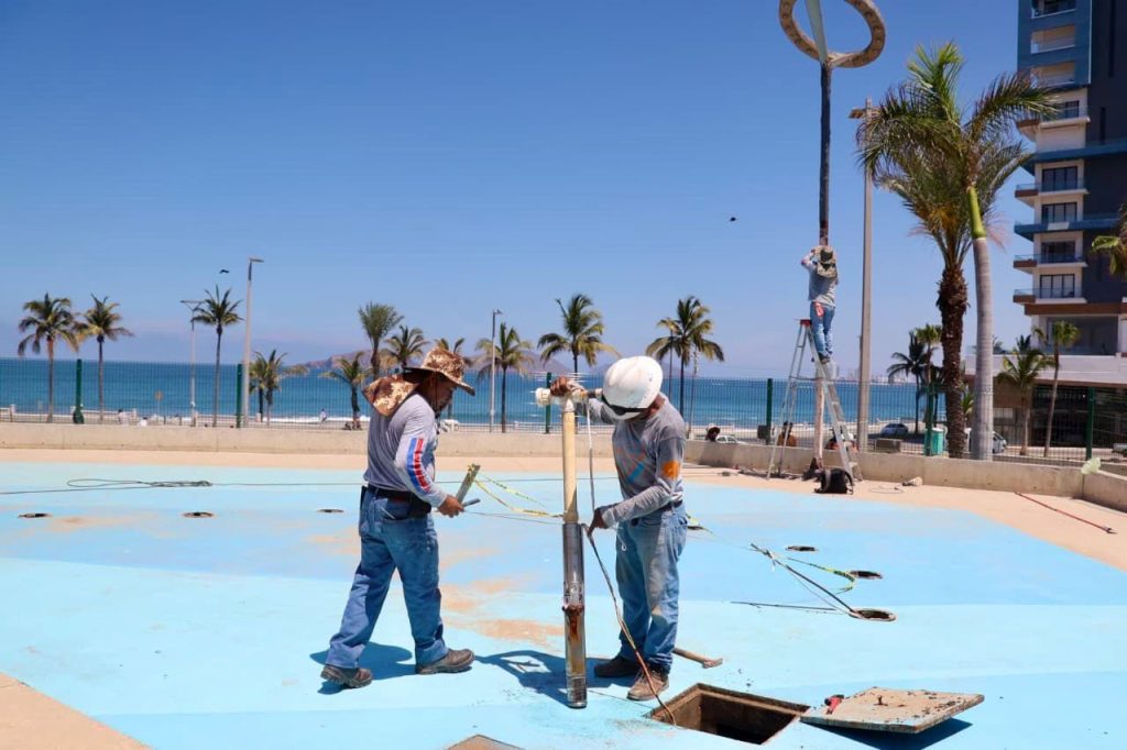 Supervisa Estrella Palacios trabajos de rehabilitación en el Parque Ciudades Hermanas