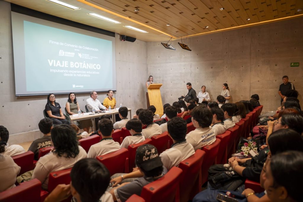 Llevarán educación ambiental a miles de estudiantes de COBAES mediante el Viaje Botánico