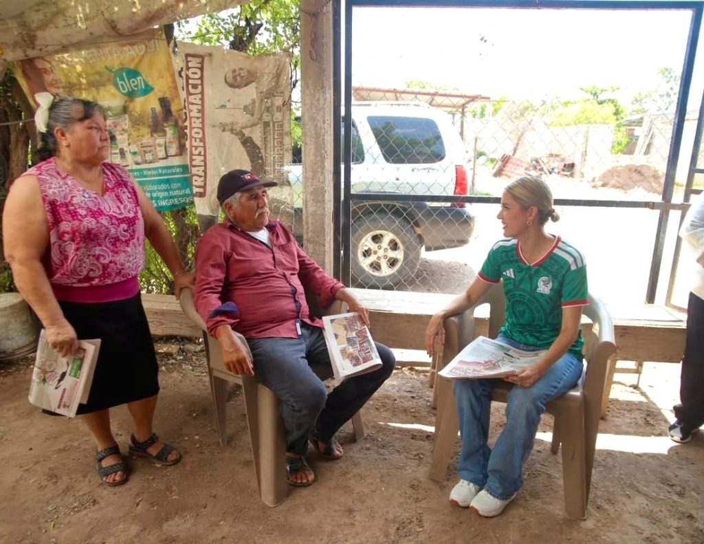 Estrella Palacios Domínguez realiza intenso recorrido por Mocorito y Salvador Alvarado 2026 2