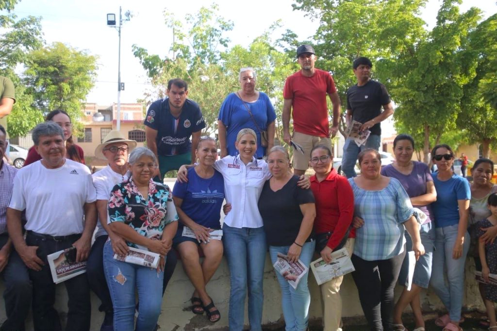 Estrella Palacios culmina intensa jornada de recorridos en las colonias Nakayama y 5 de Febrero de Culiacán 2026 4