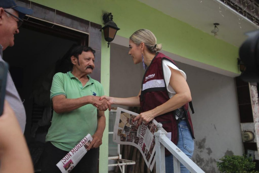 Llama Estrella Palacios a defender la soberanía nacional y consolidar la transformación durante recorridos casa por casa en Culiacán 2026 2