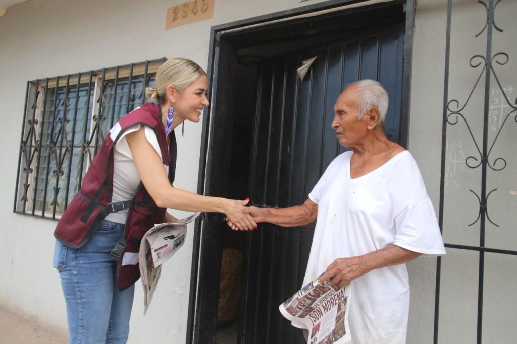Llama Estrella Palacios a defender la soberanía nacional y consolidar la transformación durante recorridos casa por casa en Culiacán 2026 3