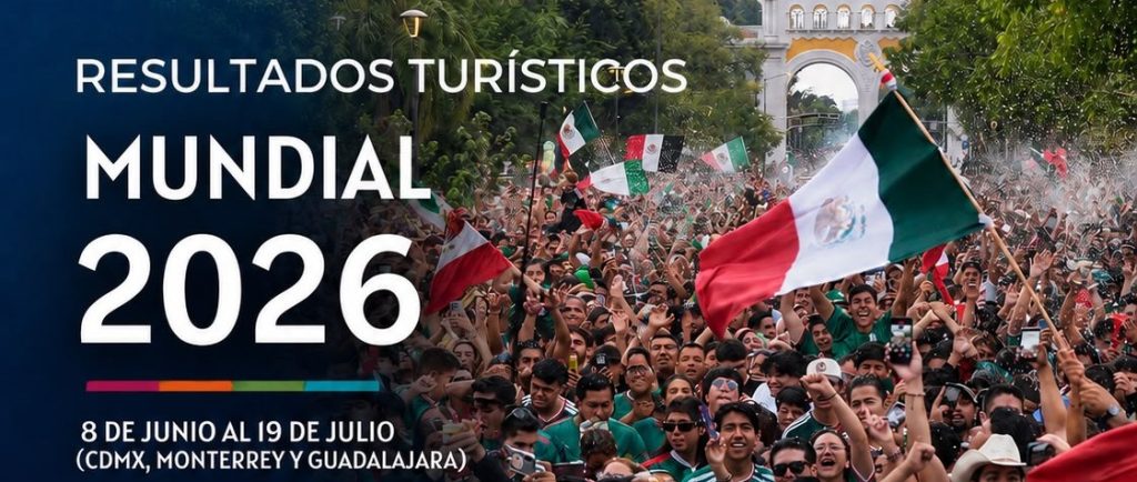 Mundial de Futbol reunió a 7.8 millones de viajeros nacionales e internacionales en las ciudades sedes, con una derrama turística de más de 42 mmdp 2026 aa
