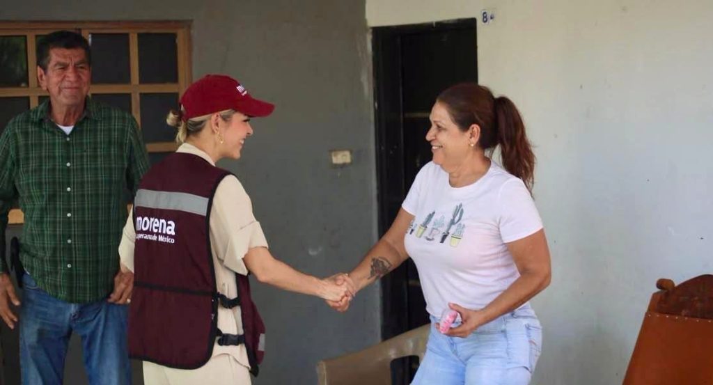 Con cercanía y rostro de mujer, Estrella Palacios recorre Sinaloa en defensa de la Transformación 2026