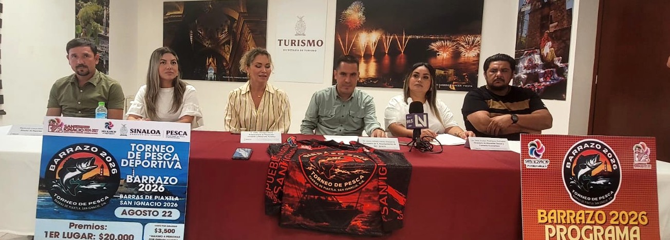 El H. Ayuntamiento de San Ignacio y Sectur Sinaloa Invitan al Segundo Torneo de Pesca Deportiva “Barrazo 2026” 2