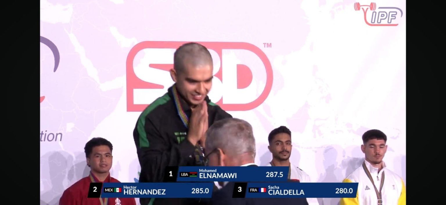 Mazatleco, Héctor Salinas, sube al podio en el Campeonato Mundial de Powerlifting