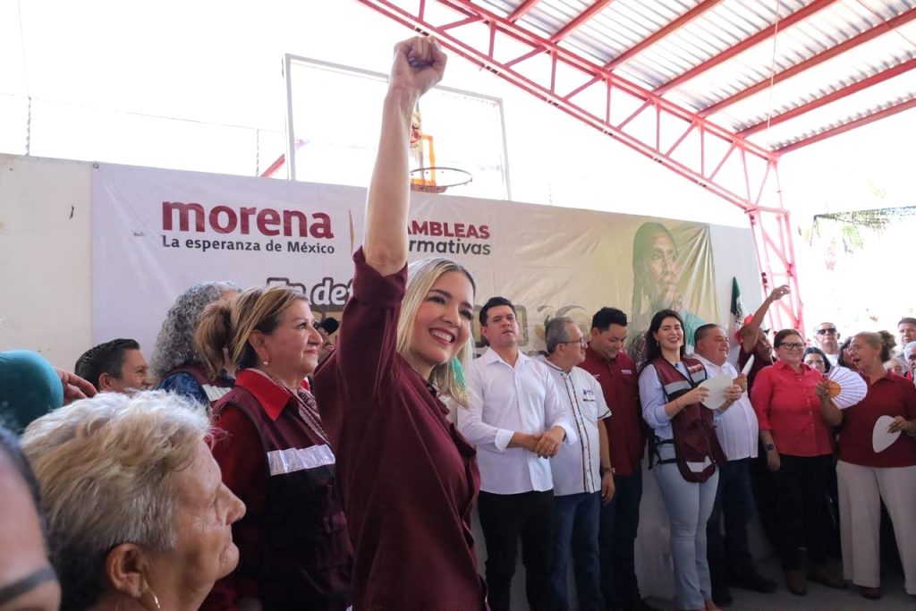”Vamos a jalar parejo para defender y consolidar la Transformación en Sinaloa” Estrella Palacios Domínguez Mazatlán Agosto 15 de 2026 1