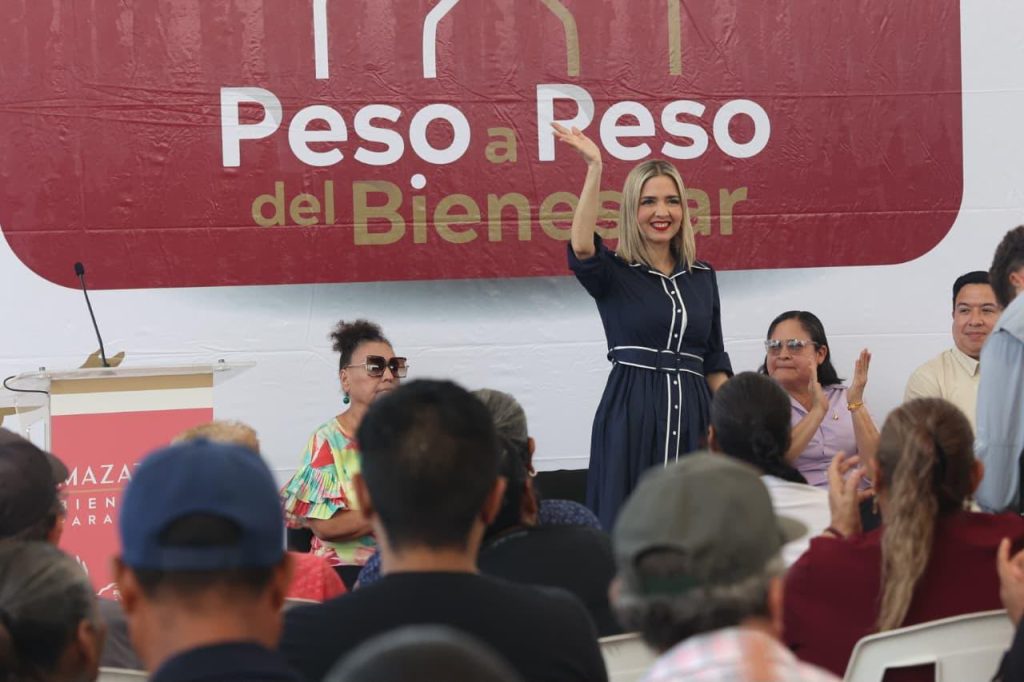Estrella Palacios continúa fortaleciendo a las familias mazatlecas con la entrega de apoyos del Peso a Peso del Bienestar
