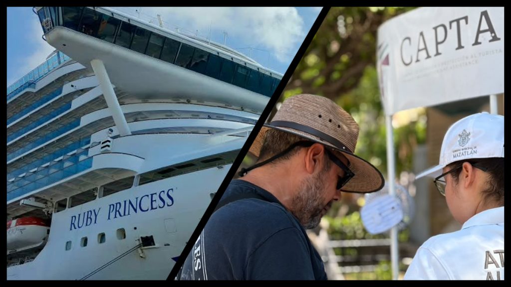 CAPTA brinda atención a turistas del crucero Ruby Princess
